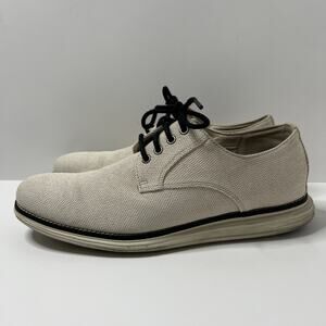Cole Haan Original Grand Plain Toe Oxford Knit Tan/Ivory Men's Size 9M